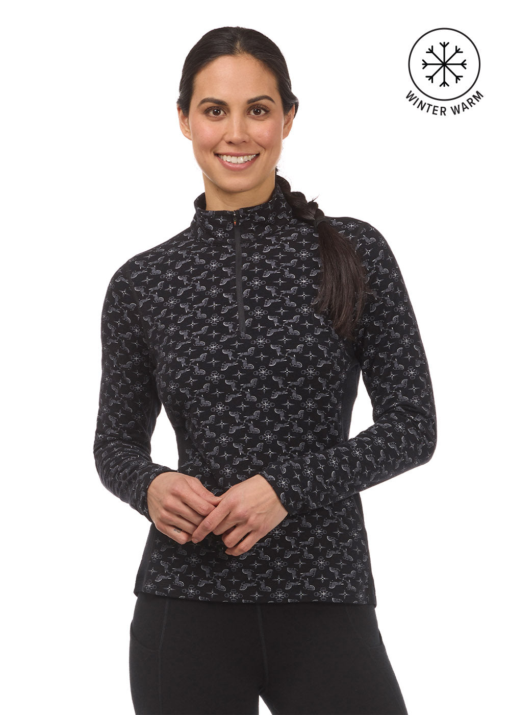 Kerrits Stable Temp Merino Wool 1/4 Zip Top