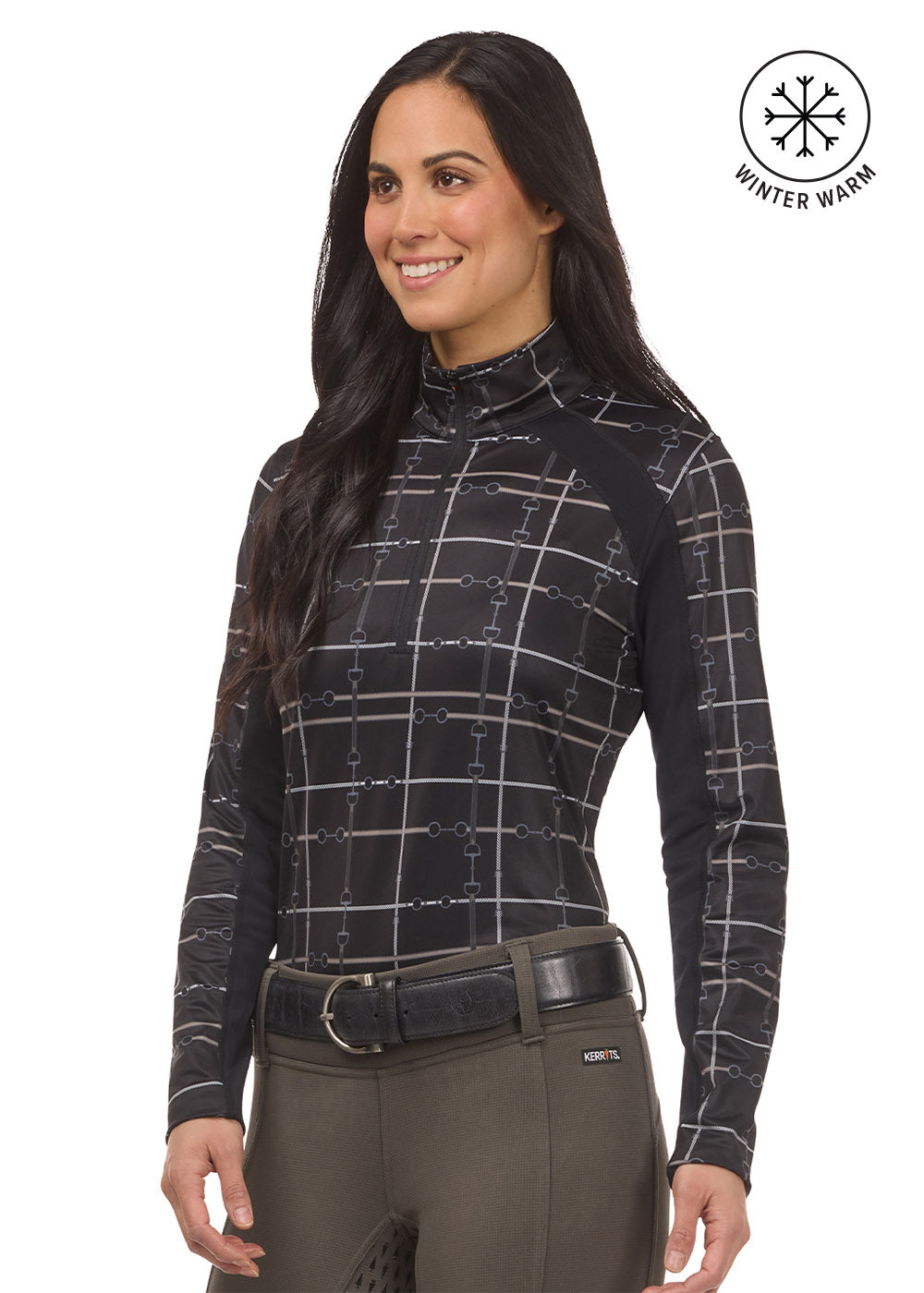 Kerrits First Level Quarter Zip Fleece Tech Top