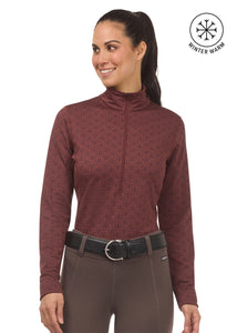 Kerrits Snaffle Links Fleece Half Zip Top