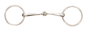 Medium Weight Hollow Mouth Loose Ring Snaffle