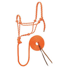 Load image into Gallery viewer, Diamond Braid Rope Halter with 10' Lead