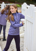 Load image into Gallery viewer, Kerrits Kid&#39;s First Level Quarter Zip Fleece Tech Top - Print