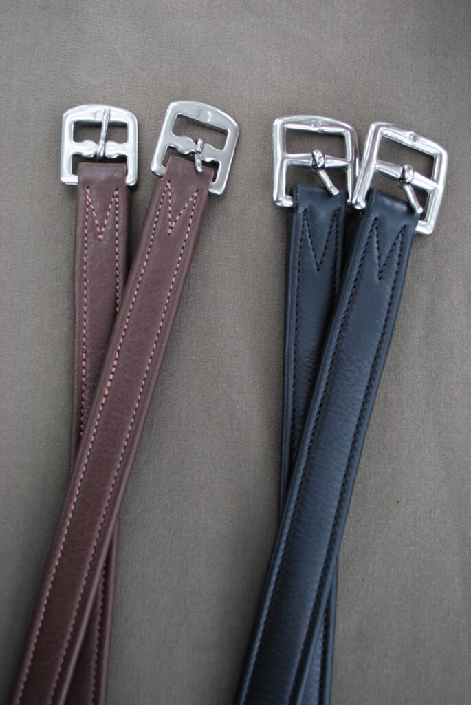 Red Barn 7/8 Calf Lined Stirrup Leathers