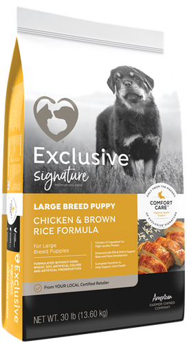 * Exclusive Signature Chicken & Brown Rice Large Breed Puppy Food
