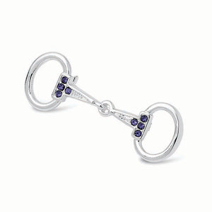 Silver Snaffle Bit Stock Pin