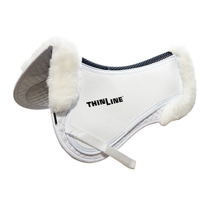 Thinline Trifecta Cotton Half Pad with Sheepskin Rolls