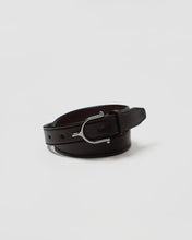 Load image into Gallery viewer, 1 1/4&quot; Leather Belt with Stirrup Buckle