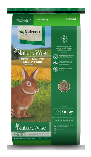 NatureWise Rabbit 18% Performance Pellet