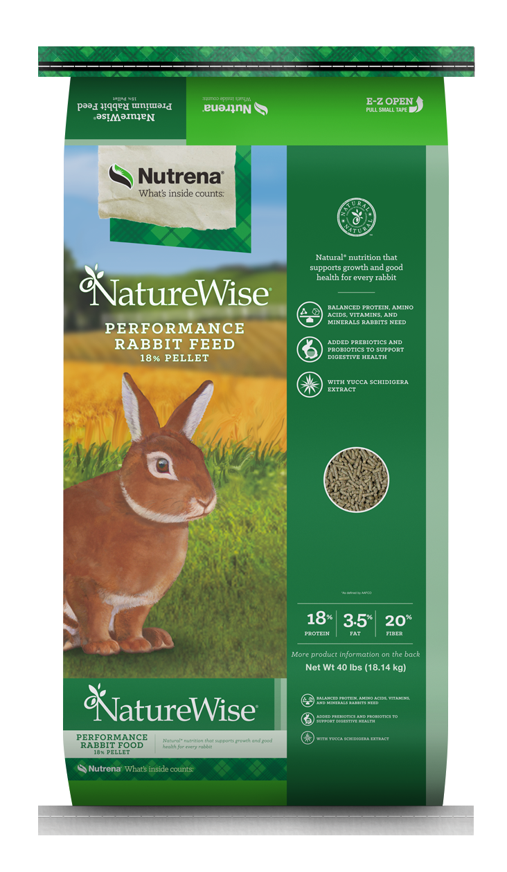 NatureWise Rabbit 18% Performance Pellet