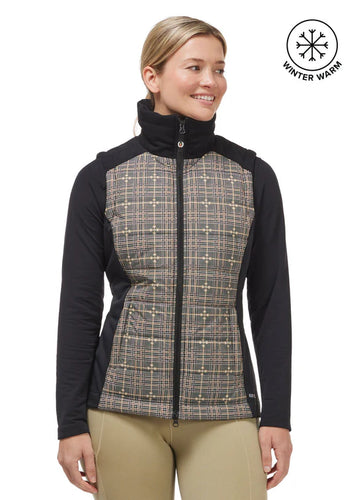 Kerrits Bit of Plaid Quilted Vest