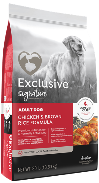 Exclusive Signature Adult Chicken & Brown Rice Dog Food