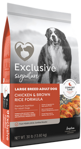 Exclusive Signature Large Breed Adult Chicken & Brown Rice Dog Food