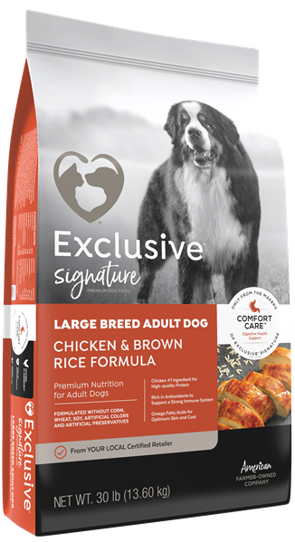 * Exclusive Signature Large Breed Adult Chicken & Brown Rice Dog Food