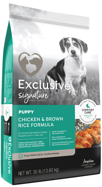 Exclusive Signature Chicken & Brown Rice Puppy Food