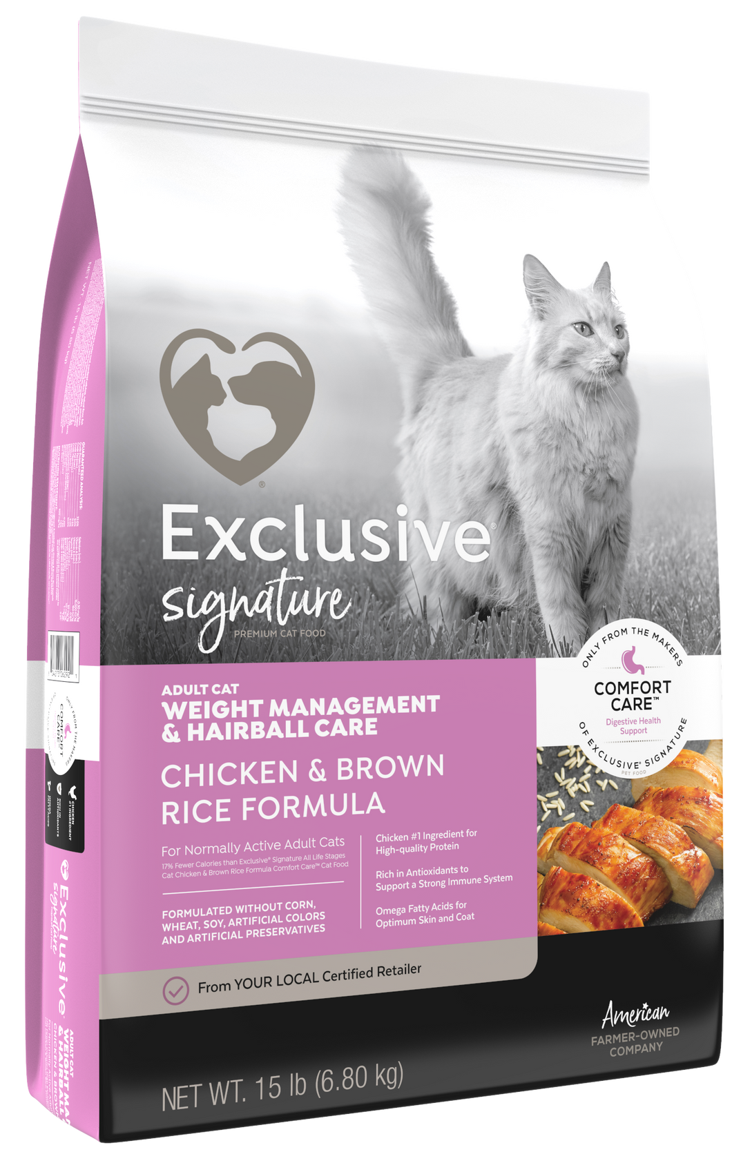 Exclusive Signature Hairball and Weight Control Cat Food