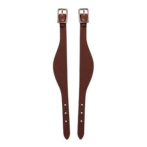 Bridle Leather Fender Hobbles with Flare