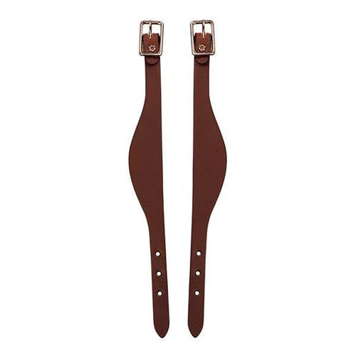Bridle Leather Fender Hobbles with Flare