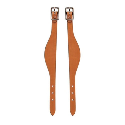 Bridle Leather Fender Hobbles with Flare