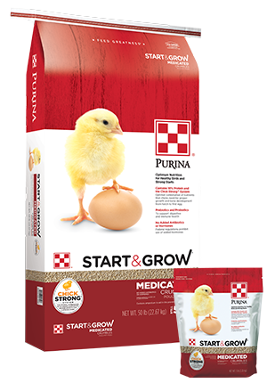 Purina® Start & Grow® Medicated Chick Starter
