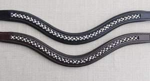 Red Barn Curved Pearl Browband