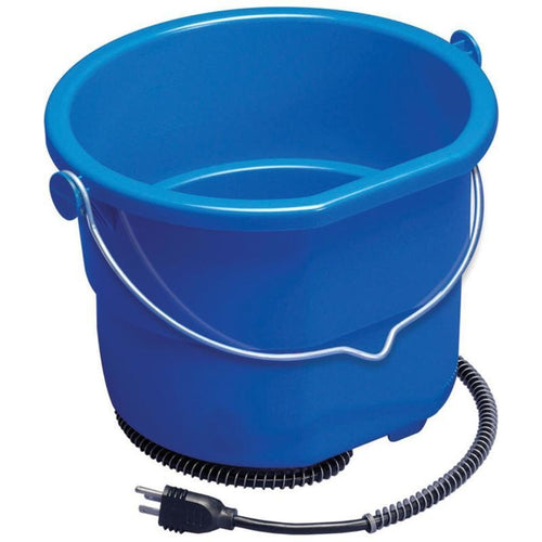 * Heated Flat Back Bucket - 2.5 gallon